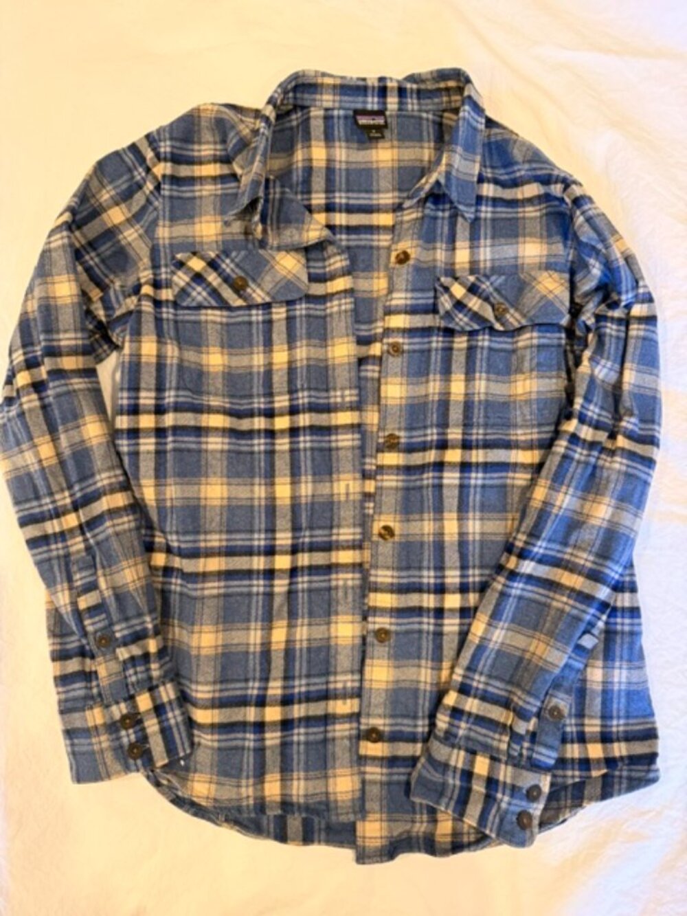 Excellent condition Patagonia Women's Long Sleeve Fjord Flannel shirt , Size S
